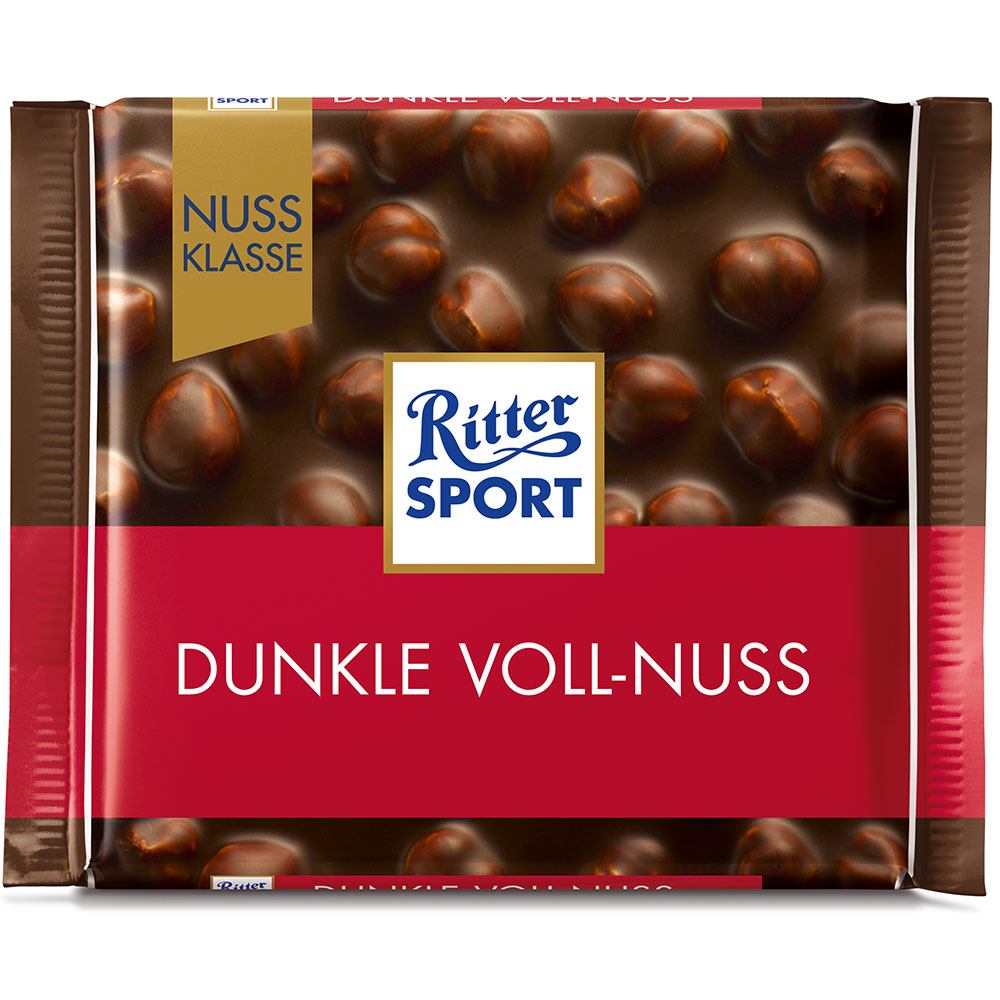 Ritter Sport Dunkle Voll-Nuss 100г